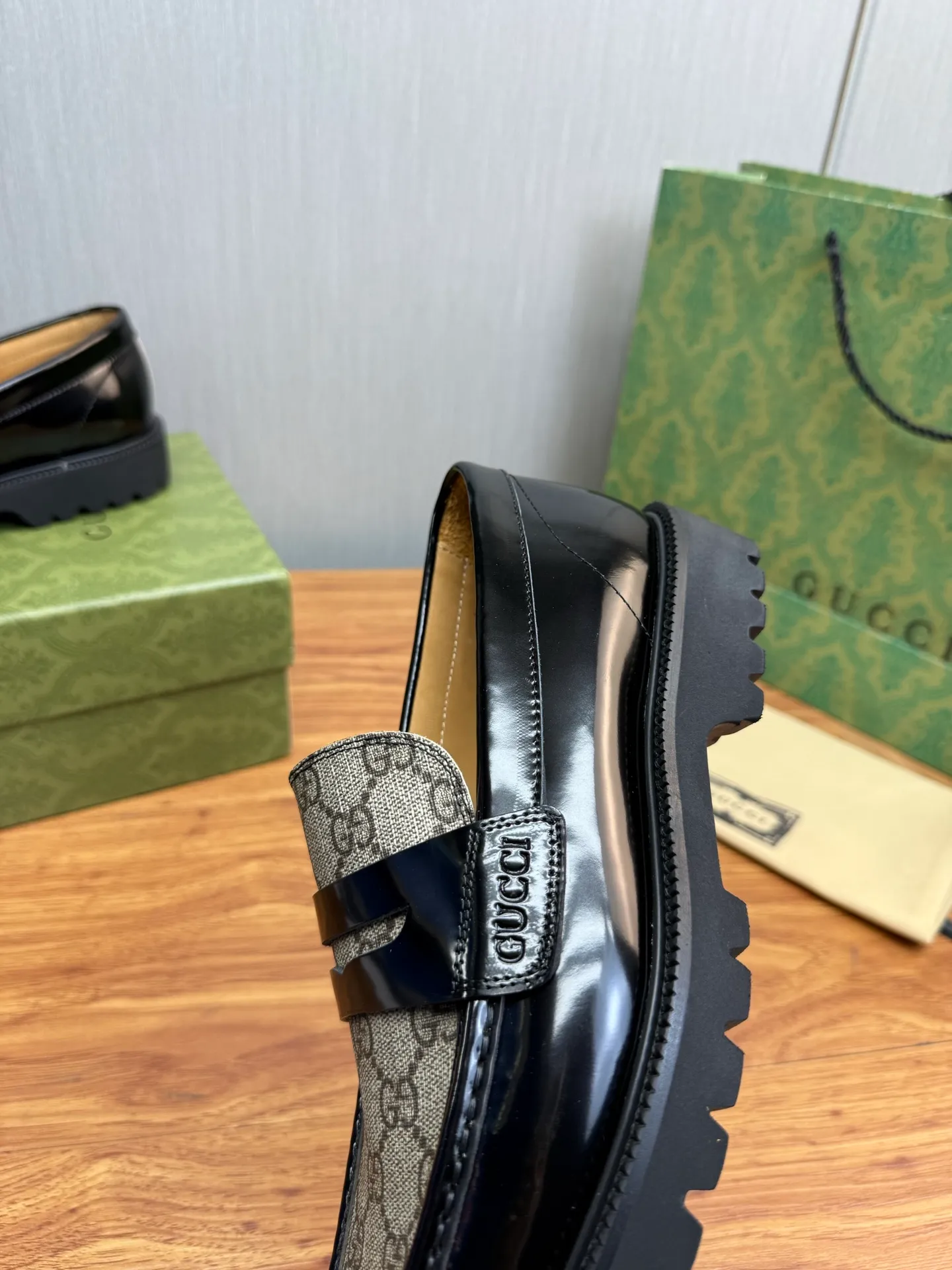 Factory price 580💰 GUCCI. Gucci men's business casual leather shoes, luxurious and noble👞All imported original brand leather materials, just to create a more comfortable wearing experience, upper: original cowhide. Frosted cowhide➕Imported full cowhide, original outsole✔️16-45 (45 non-refundable)